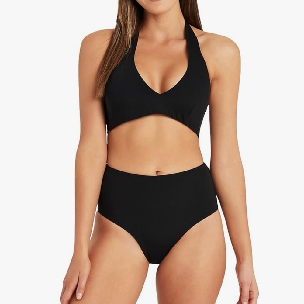 SEA LEVEL SWIM Dark Romance Cheeky High Waist Bottoms